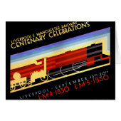 Liverpool Manchester Railway Vintage Poster (Front Horizontal)