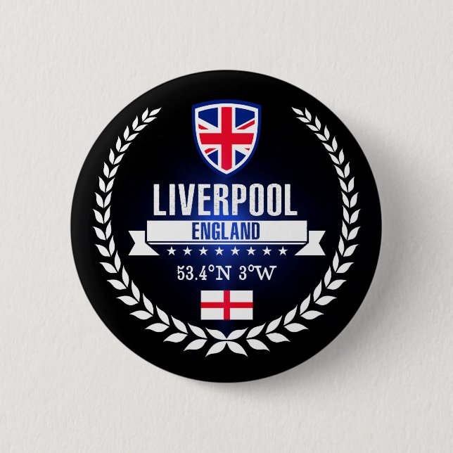 Liverpool Pinback Button (Front)