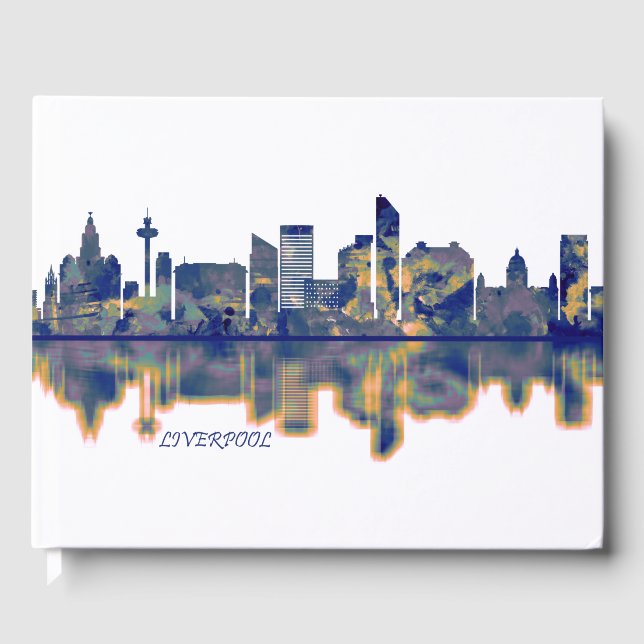 Liverpool Skyline Guest Book (Front)