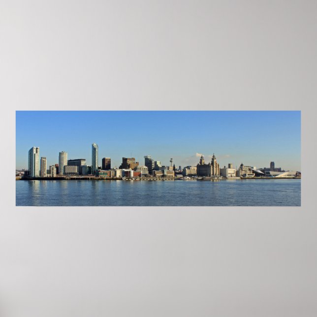 Liverpool Skyline Poster (Front)