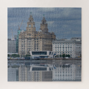 Liverpool Skyline Reflection Jigsaw Puzzle