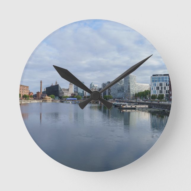 Liverpool skyline round clock (Front)