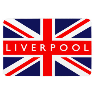 Liverpool UK Flag Magnet