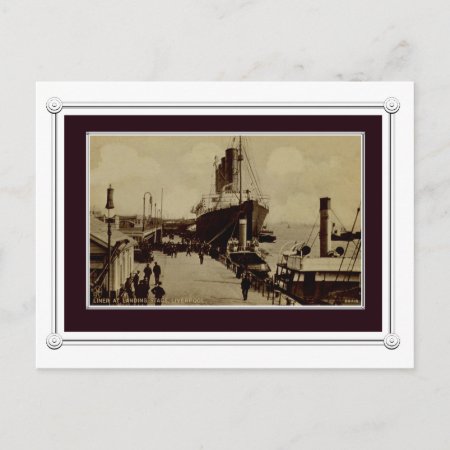 Liverpool Vintage Scene Postcard