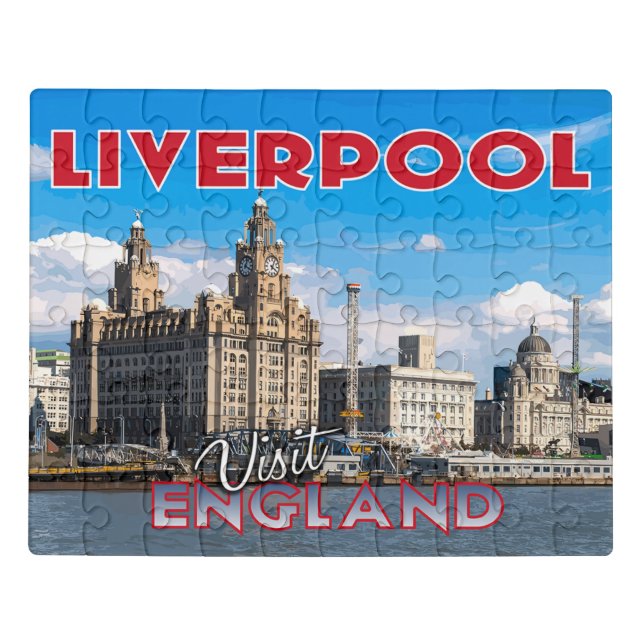 Liverpool, Visit England... Jigsaw Puzzle (Puzzle Horizontal)