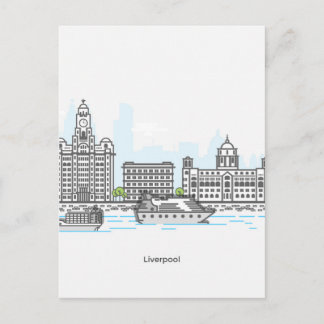 Liverpool Waterfront Postcard