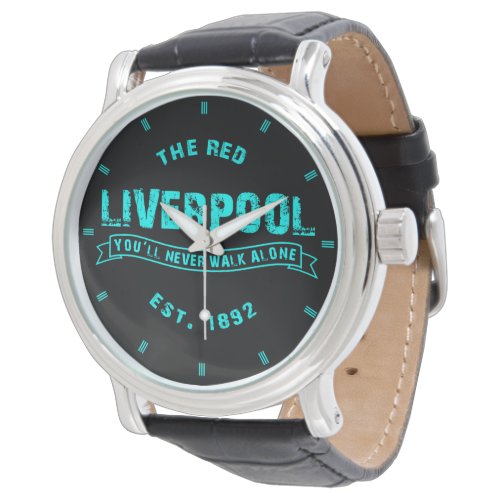 Liverpool YNWA Blue Vintage Watch