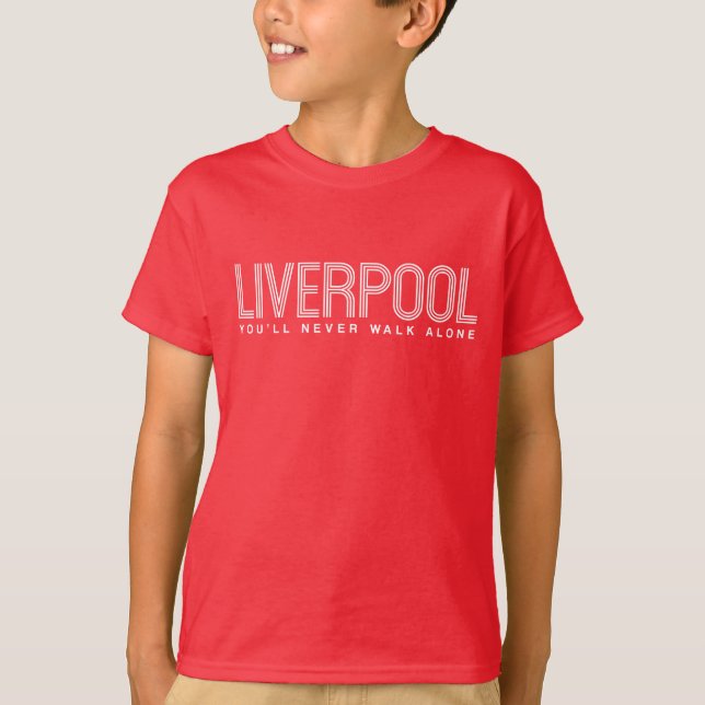 Liverpool YNWA Kid Red T-Shirt (Front)
