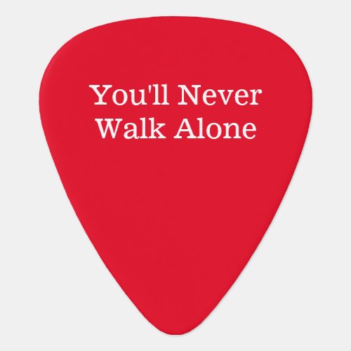 Liverpool Youll never walk alone Guitar Pick