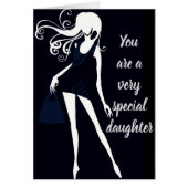 LIVES ARE FILLED WITH LOVE "DAUGHTER'S BIRTHDAY (Front)