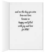 LIVES ARE FILLED WITH LOVE "DAUGHTER'S BIRTHDAY CARDS (Inside (Right))