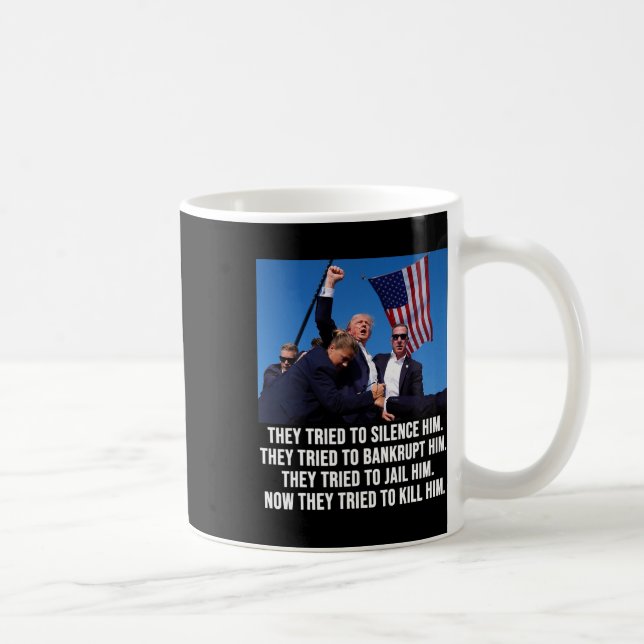 Lives Donald Trump Mug Shot - Never Surrender  (Right)