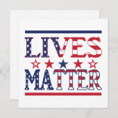 Lives Matter - American Flag (Front/Back)