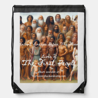 Lives of The First People Drawstring Bag