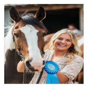 Livestock Show Horse Photo Customize Acrylic Print