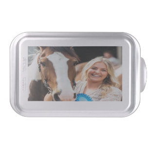 Livestock Show Horse Photo Customize Cake Pan