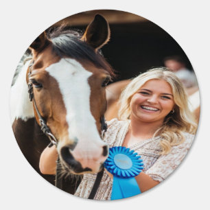 Livestock Show Horse Photo Customize Sign
