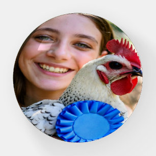 Livestock Show Poultry Photo Customize Paperweight