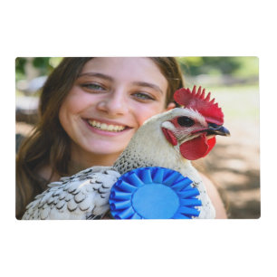 Livestock Show Poultry Photo Customize Placemat