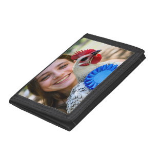 Livestock Show Poultry Photo Customize Tri-fold Wallet