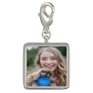 Livestock Show Rabbit Photo Customize Charm