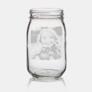 Livestock Show Rabbit Photo Customize Mason Jar