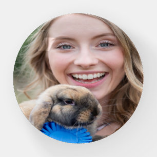 Livestock Show Rabbit Photo Customize Paperweight