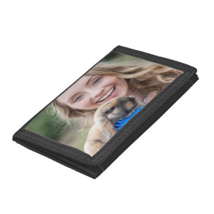 Livestock Show Rabbit Photo Customize Trifold Wallet