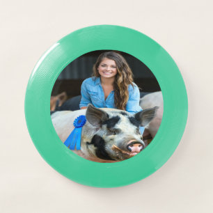 Livestock Show Swine Photo Customize Wham-O Frisbee