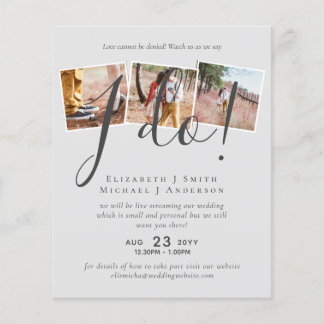 Livestreaming Watch Us Say I Do! PHOTO Wedding