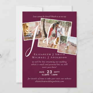 Livestreaming Watch Us Say I Do! PHOTO Wedding