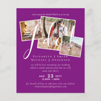 Livestreaming Watch Us Say I Do! PHOTO Wedding