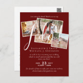 Livestreaming Watch Us Say I Do! PHOTO Wedding Postcard (Front/Back)