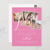 Livestreaming Watch Us Say I Do! PHOTO Wedding Postcard (Front/Back)