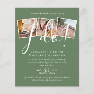 Livestreaming Wedding Invites - Watch Us Say I Do!