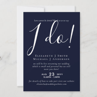 Livestreaming Wedding Invites - Watch Us Say I Do!
