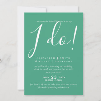 Livestreaming Wedding Invites - Watch Us Say I Do!