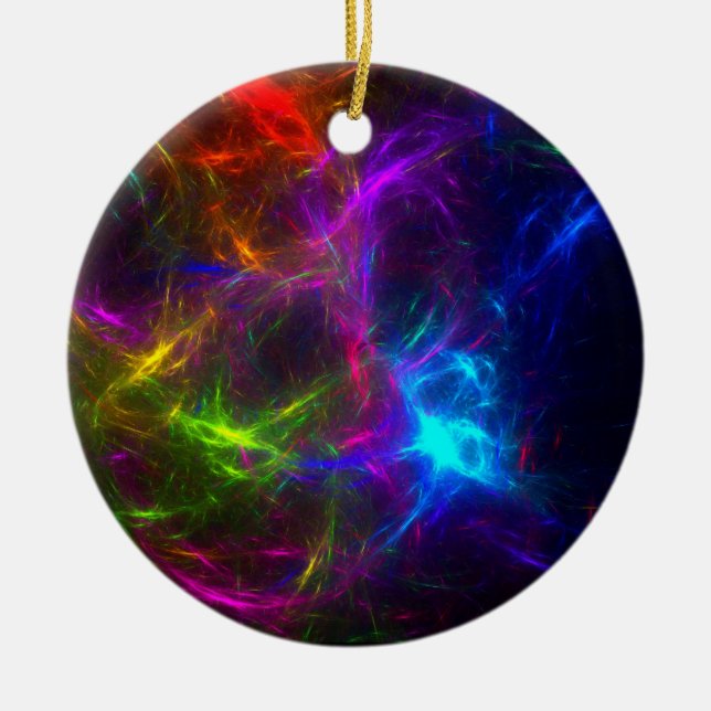 Livin' in a Raver's Paradise Ceramic Ornament (Front)