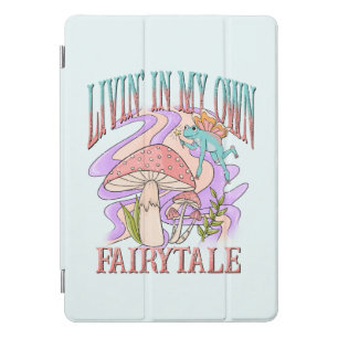 Livin’ In My Own Fairytale – Frog & Mushroom iPad Pro Cover
