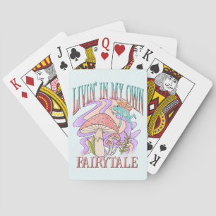Livin’ In My Own Fairytale – Frog & Mushroom Poker Cards