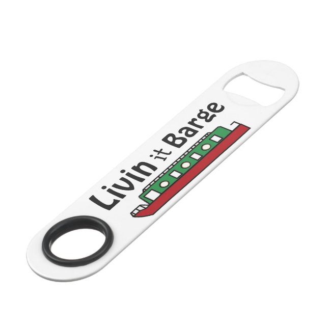 Livin it Barge Canal Boat Bar Key (Front Angled)