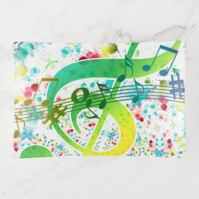 Livin Life Lovin Music Trinket Tray (Front)