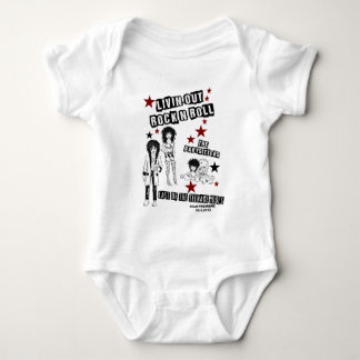 LIVIN' OUT ROCK'N'ROLL FILM PREMIERE MERCHANDISE BABY BODYSUIT