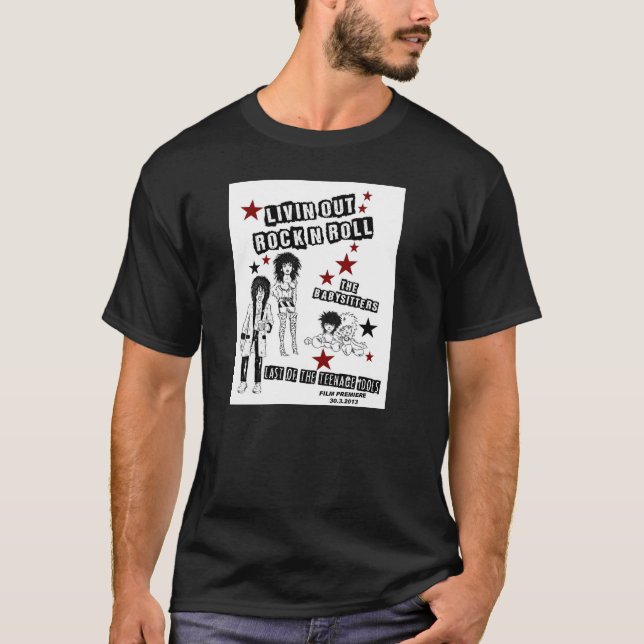 LIVIN' OUT ROCK'N'ROLL FILM PREMIERE MERCHANDISE T-Shirt (Front)
