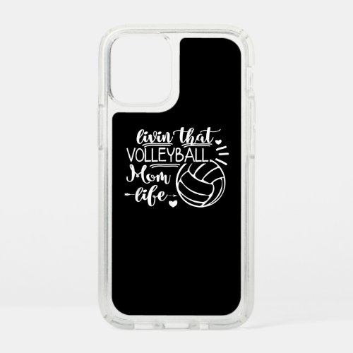 Livin That Volleyball Mom Life Cute Volleyball Mom Speck iPhone 12 Mini Case