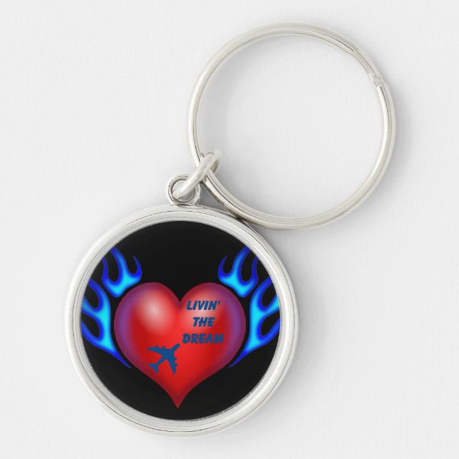 Livin' The Dream Keychain (Front)