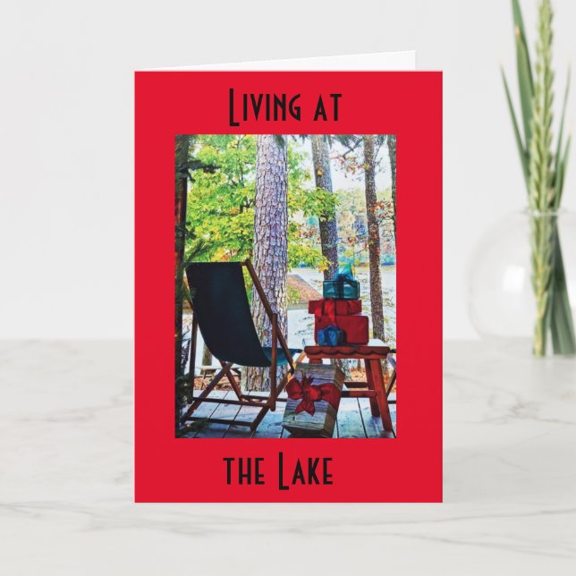 **LIVING AT THE LAKE** CHRISTMAS IS SPECIAL CARD (Front)
