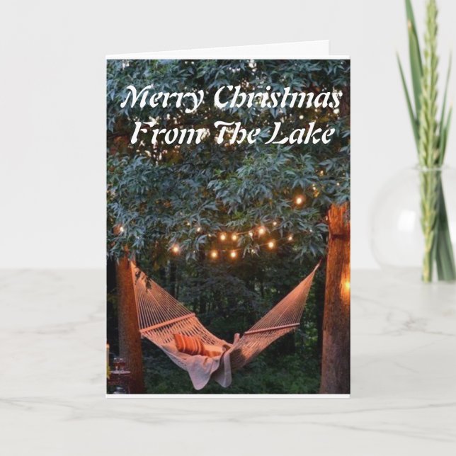 **LIVING AT THE LAKE** CHRISTMAS IS SPECIAL CARD (Front)