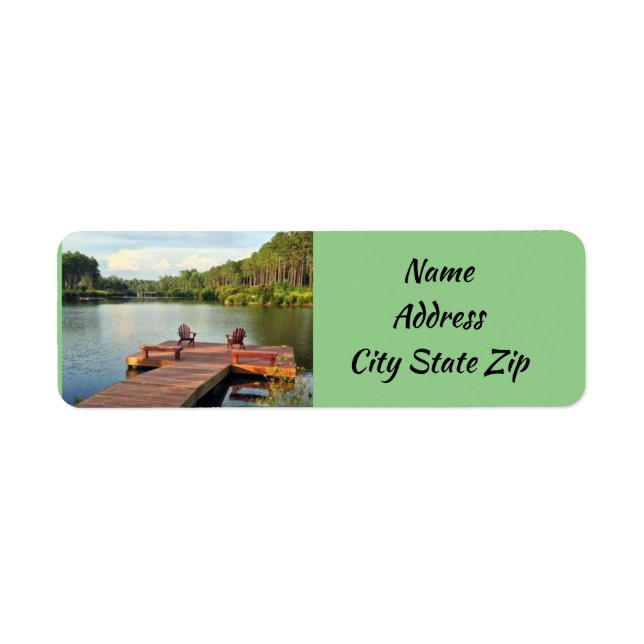 **LIVING AT THE LAKE** LABEL (Front)