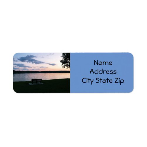 LIVING AT THE LAKE RETURN ADDRESS LABEL